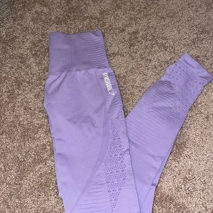 Purple gymshark seamless leggings